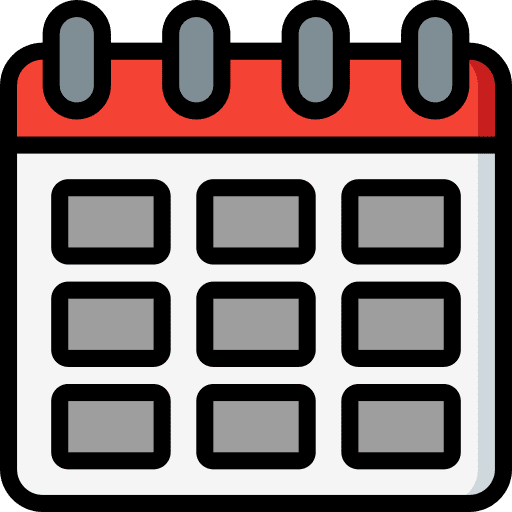 Calendar time schedule time and date icon