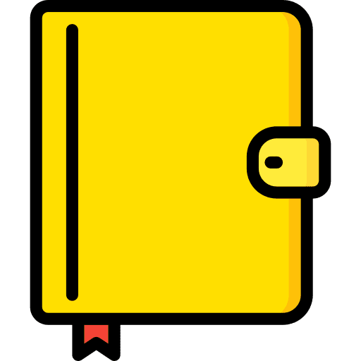 Address book agenda education address book icon