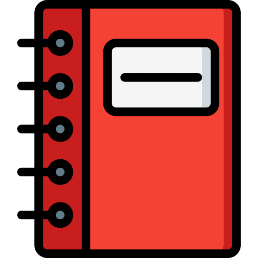 Notebook notebook writing notepad icon