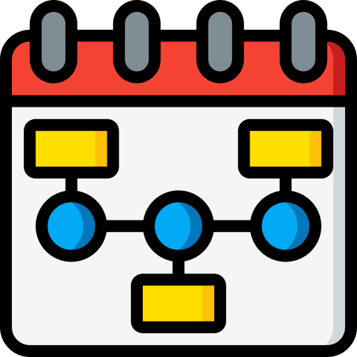 Calendar schedule work schedule management icon