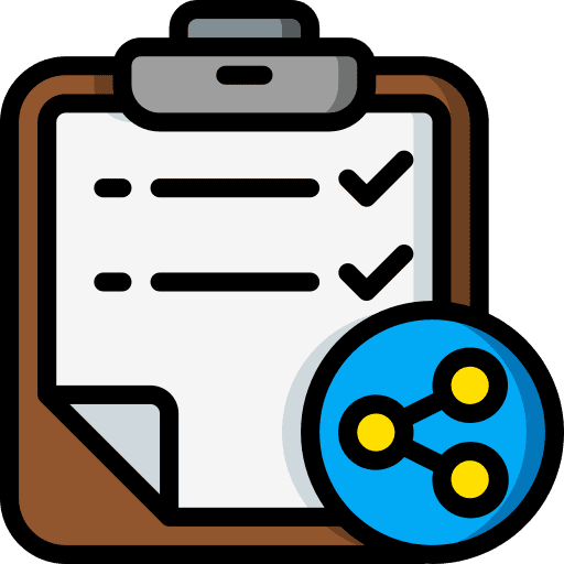Checklist notes education register icon
