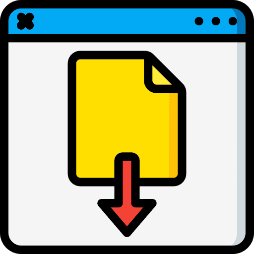 Web browser note file ui icon