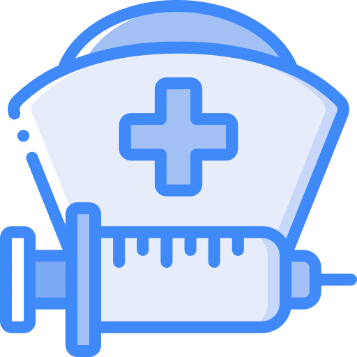 Syringe syringe hat medical icon
