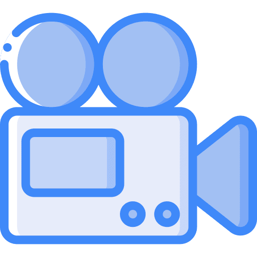 Video camera cinema movie electronics icon
