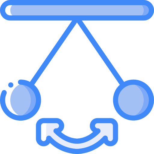 Ball gravity pendulum swing icon