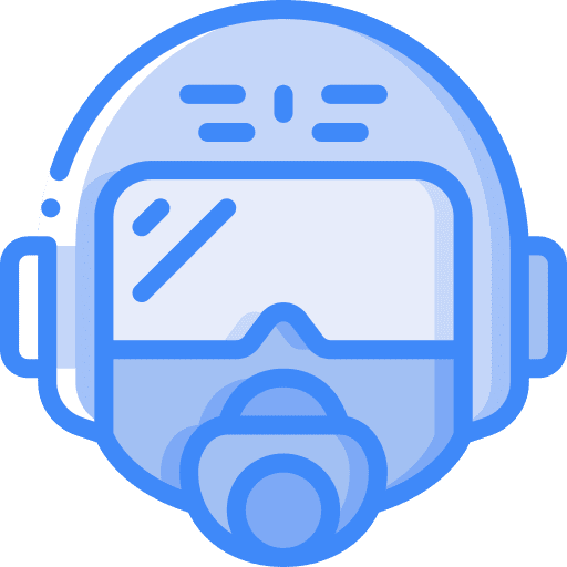 Helmet air user job icon
