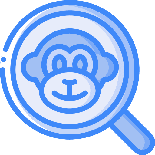 Zoology ape zoology research icon