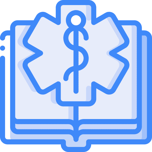 Book healthcare and medical medicine book icon