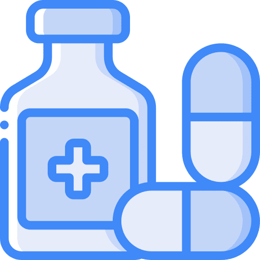 Bottle care health medical icon