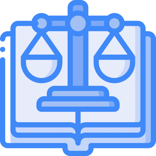 Law scales law read icon