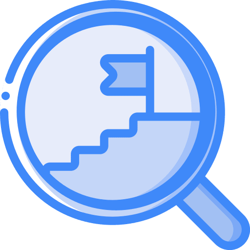 Magnifying glass magnifying glass study business and finance icon