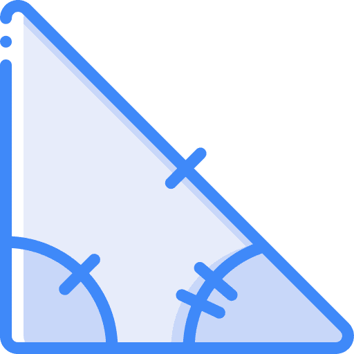 Triangle education geometry triangle icon