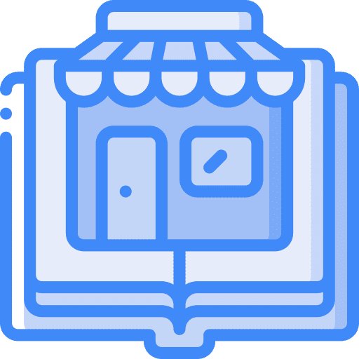 Book shop book education icon