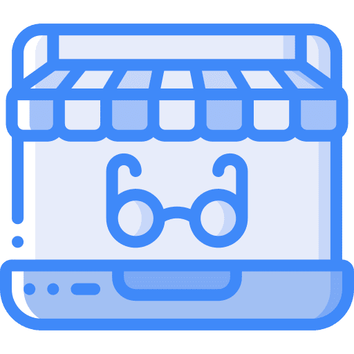 Ecommerce shop commerce and shopping ecommerce icon
