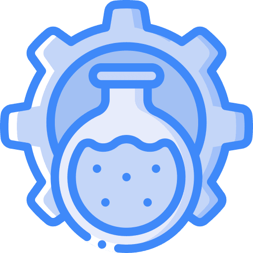 Settings education chemistry gear icon