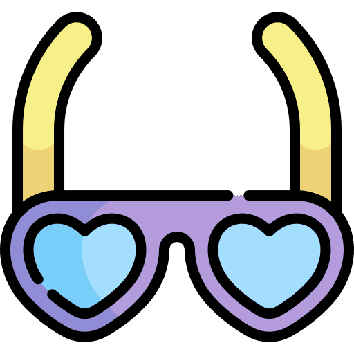 Eyeglasses fashion heart glasses icon Eyeglasses fashion heart glasses icon