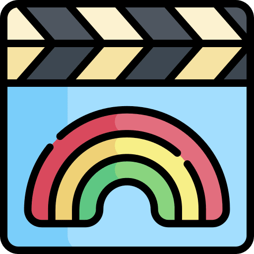 Movie cinema entertainment clapboard icon Movie cinema entertainment clapboard icon
