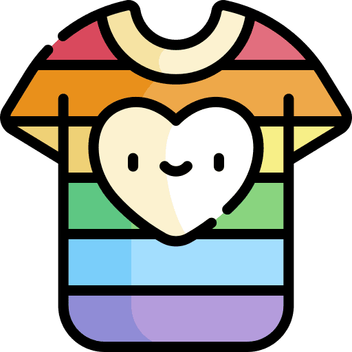 Tshirt pride celebration homosexual icon