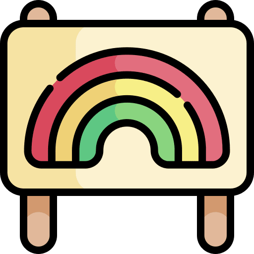 Banner lesbian rainbow banner icon Banner lesbian rainbow banner icon