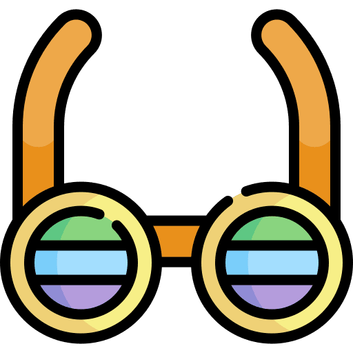 Eyeglasses optical rainbow ophthalmology icon Eyeglasses optical rainbow ophthalmology icon