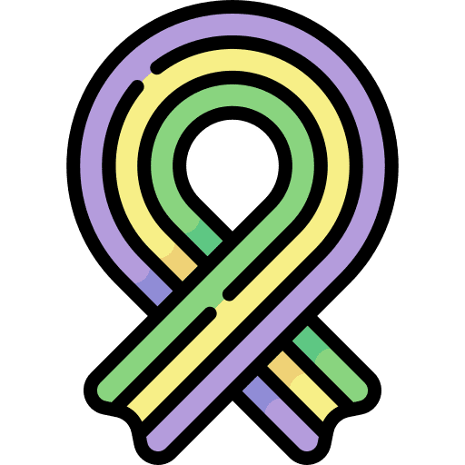 Ribbon lesbian cultures world pride day icon Ribbon lesbian cultures world pride day icon