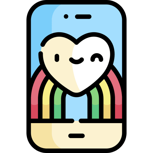 Smartphone smartphone communications homosexual icon Smartphone smartphone communications homosexual icon
