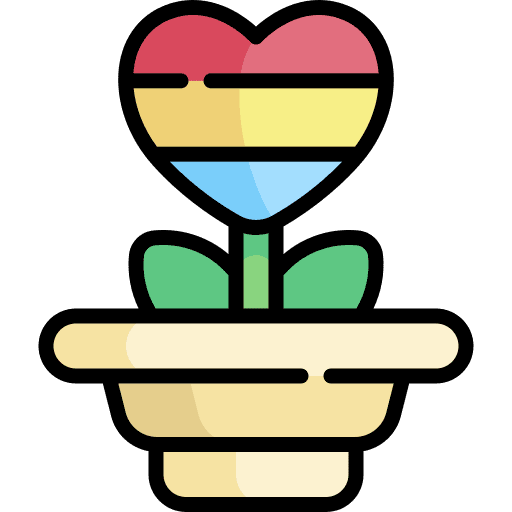 Sprout heart lgbt sprout icon Sprout heart lgbt sprout icon