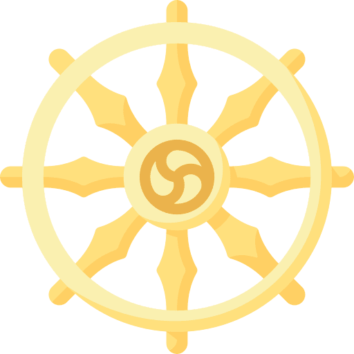 Dharma energy mudra spiritual icon