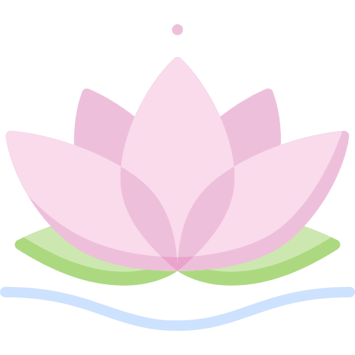 Lotus meditation nature flower icon