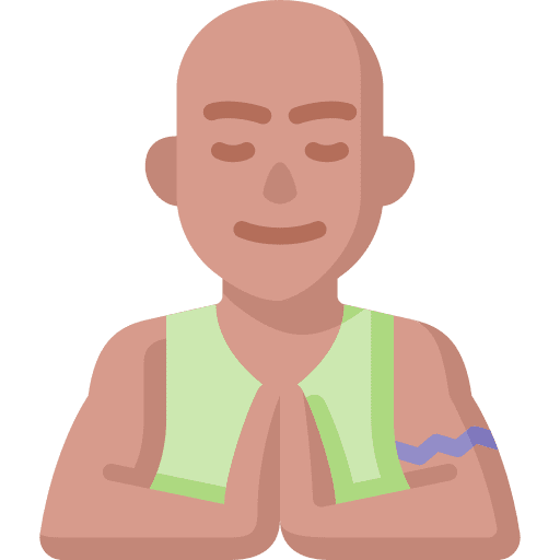 Namaste people user cultures icon Namaste people user cultures icon