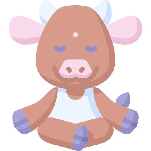 Yoga mascot kids exercise icon Yoga mascot kids exercise icon