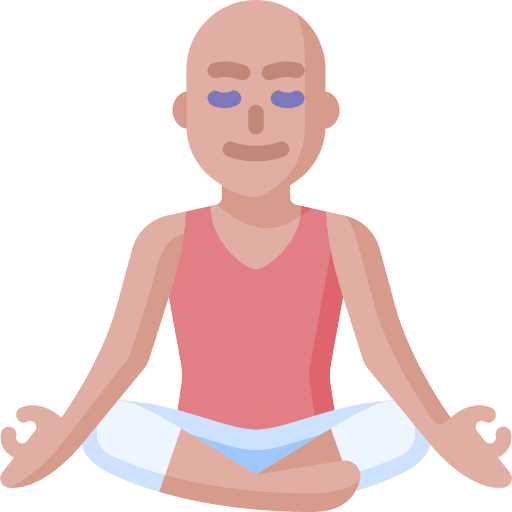 Yoga pose lotus wellness bald icon Yoga pose lotus wellness bald icon