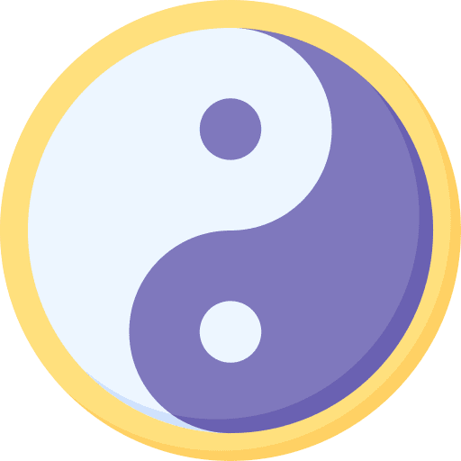 Yin yang taoism asian spiritual icon Yin yang taoism asian spiritual icon