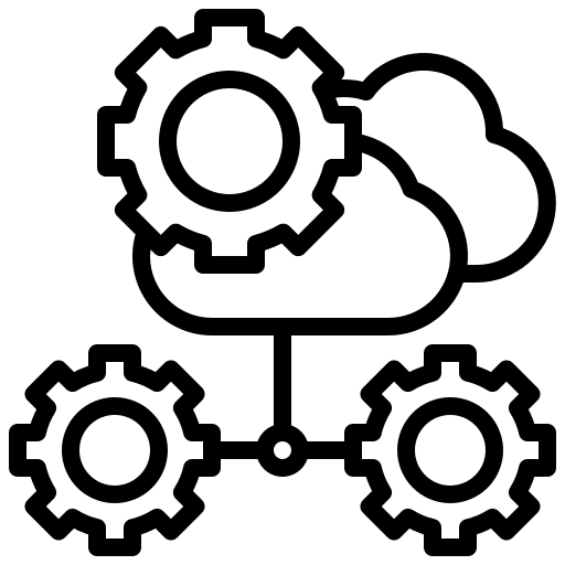 Management seo and web configuration database icon Management seo and web configuration database icon