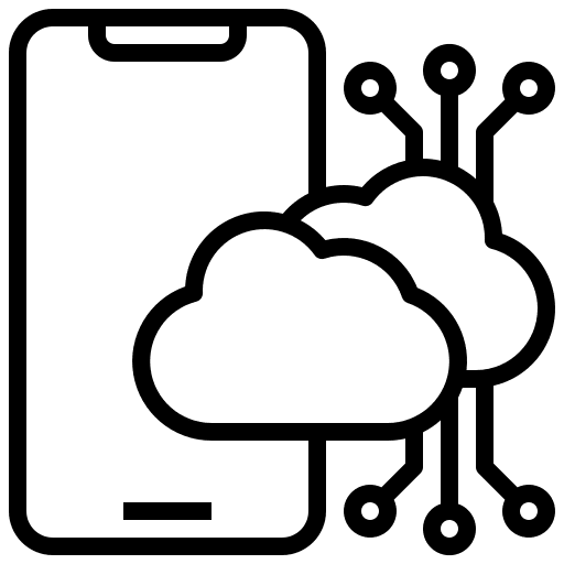 Smartphone communications phone mobile icon Smartphone communications phone mobile icon