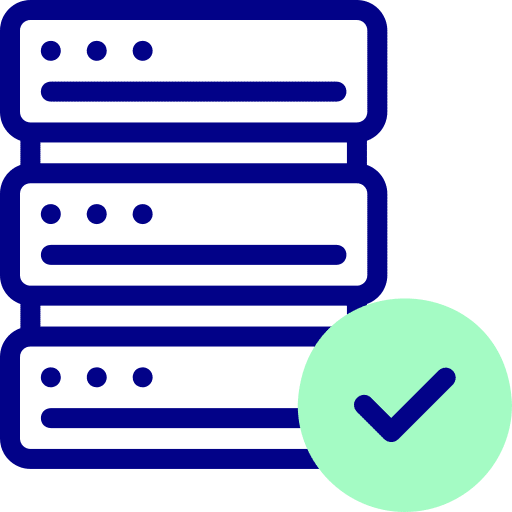 Server check database protection icon