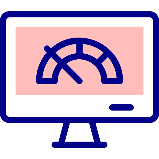 Website computer website meter icon Website computer website meter icon