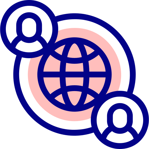 Connection user global people icon Connection user global people icon