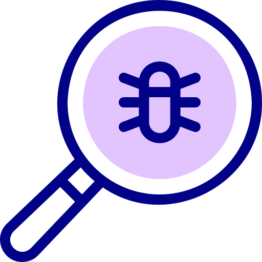 Bug seo and web bug antivirus icon Bug seo and web bug antivirus icon