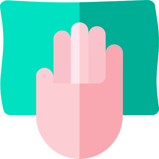 Clean cloth healthcare and medical clean icon