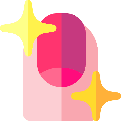Nails beauty salon nail fingers icon