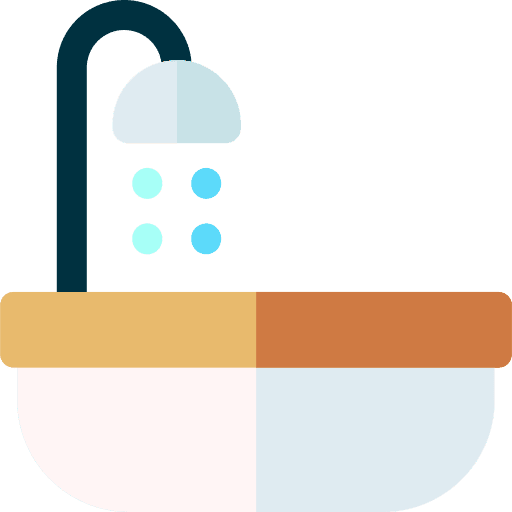 Bath hygienic washing bathroom icon Bath hygienic washing bathroom icon