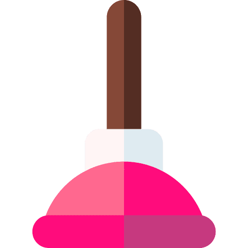 Plunger toilet bath equipment icon Plunger toilet bath equipment icon