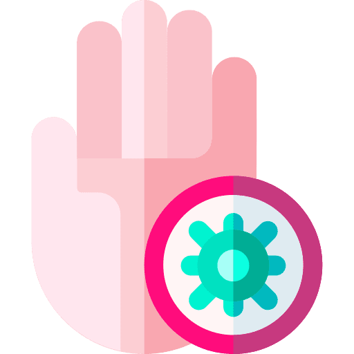 Virus virus hand microorganism icon Virus virus hand microorganism icon