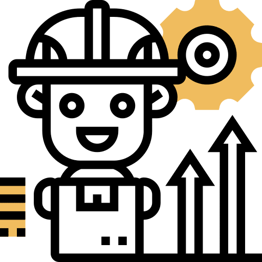 High performance user process industry icon High performance user process industry icon