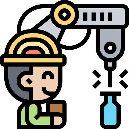 Automation manufacturing people autonomy icon