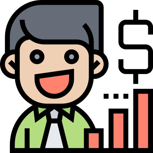 Founder people idea business and finance icon Founder people idea business and finance icon