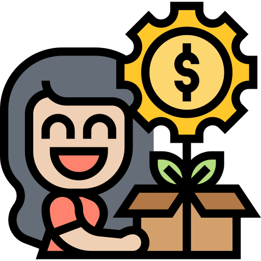 Growth plant growth dollar icon Growth plant growth dollar icon