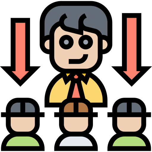 Resource employees human resources allocation icon