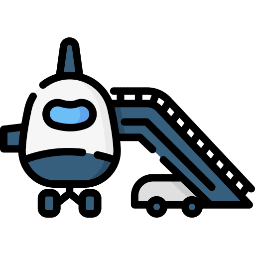 Aircraft stairs accessibility aeroplane airport icon Aircraft stairs accessibility aeroplane airport icon